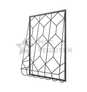 Решетка на окно сварная дутая 2-68